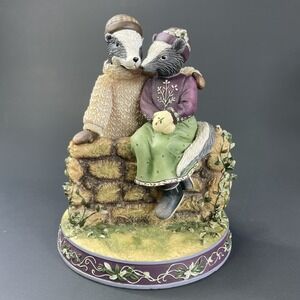 2002 Demdaco Woodsong Two Are‎ Stronger Than One Skunks Sitting On Wall Lovers